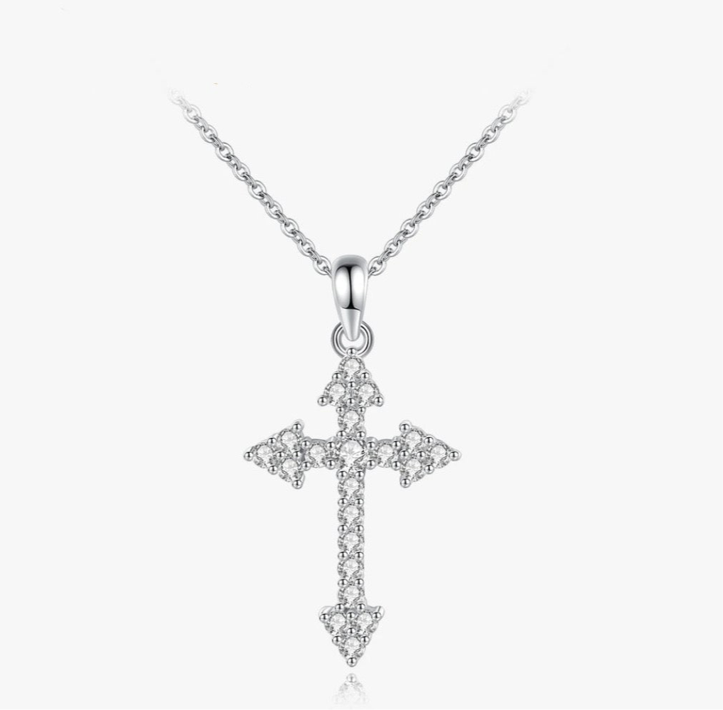 Collier Croix -argent 925