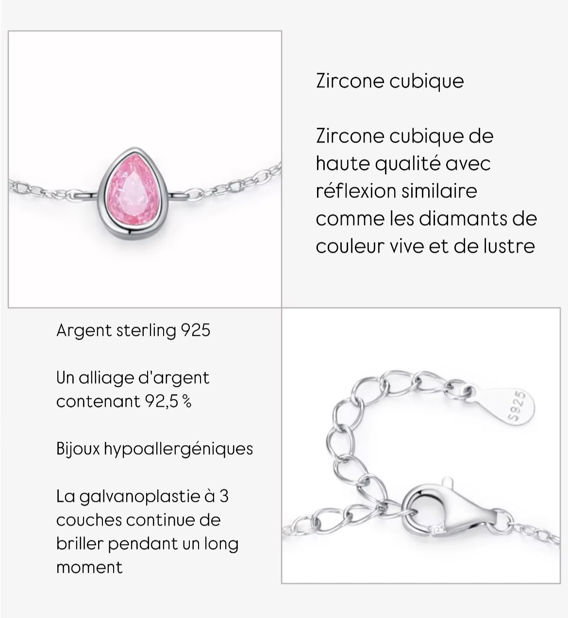 Bracelet Crina - Argent 925
