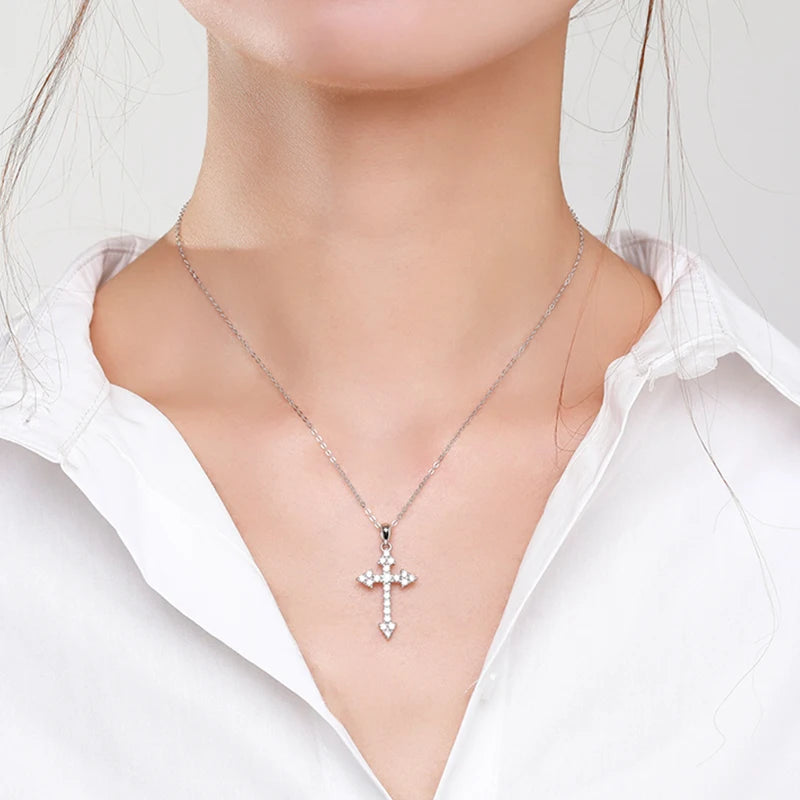 Collier Croix -argent 925