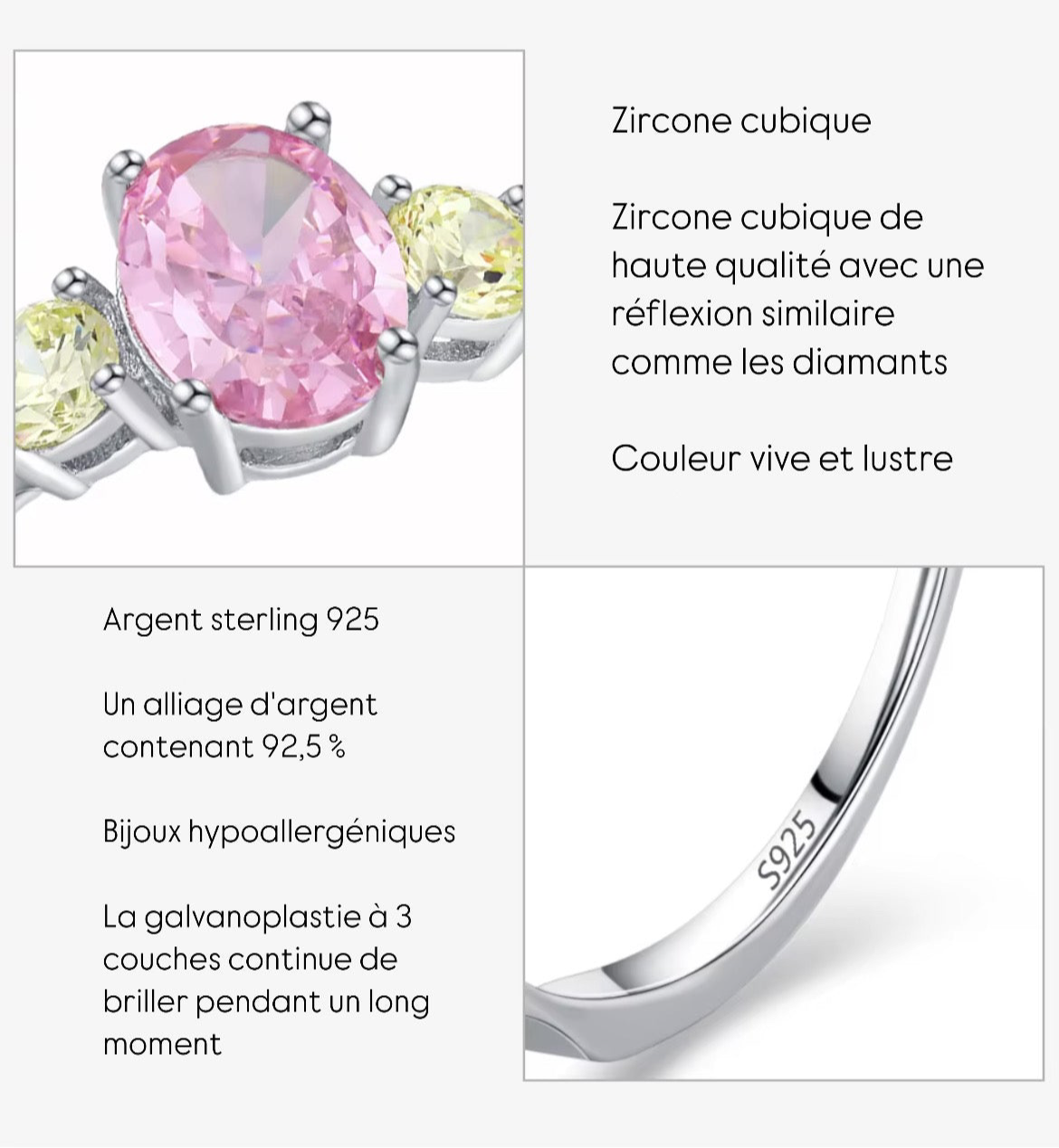 Bague Zina - Argent 925