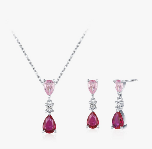 Parure Crystal - Argent 925