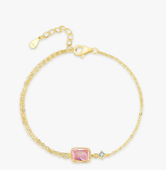 Bracelet Anastasia - Argent 925, or