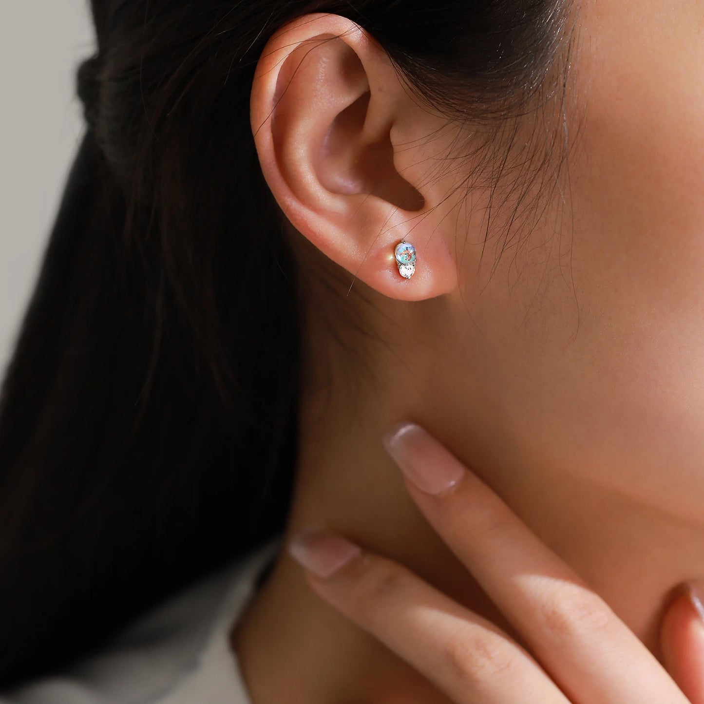 Boucles d'oreilles - Larmes de Lune