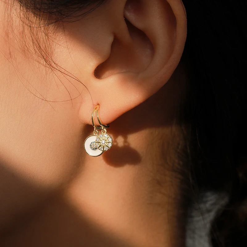 Boucles d'oreilles Nyla - Plaqué or 14K